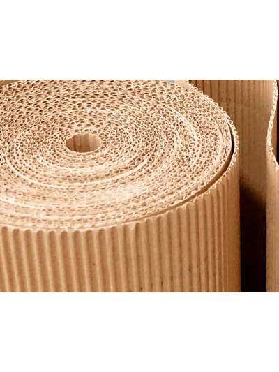 Carton ondulado q-connect 0,90x25 m 250 g/m2 kraft