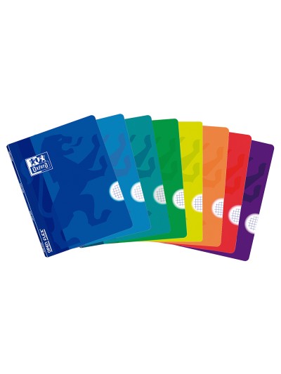 Libreta escolar oxford openflex tapa flexible optik paper 48 hojas din a4 cuadro 5 mm colores surtidos