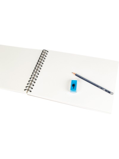 Bloc dibujo liderpapel esbozos espiral a5 148x210 mm 100 hojas 90gr/m2 sin recuadro