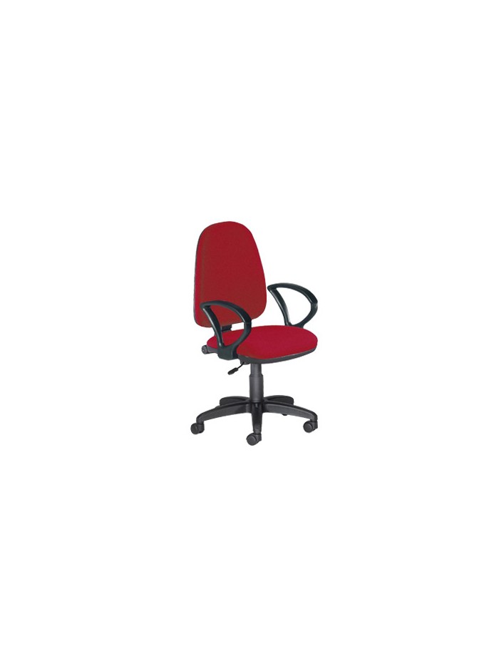 Silla rocada con brazos color burdeos diametro base 610 mm respaldo de 490 mm x 420 mm Silla rocada con brazos color burdeos diametro base 610 mm respaldo de 490 mm x 420 mm