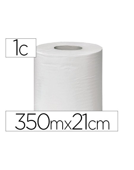 Papel secamanos buga 35x21cm reciclado 1 capa 43 g/m2 350 m