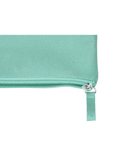 Estuche portatodo liderpapel plano ancho una cremallera 200x100 mm verde manzana