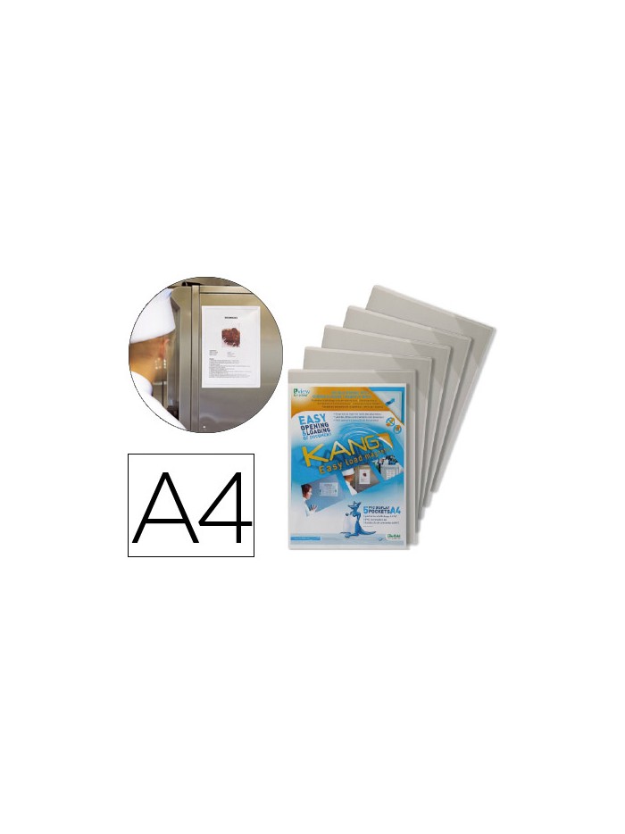 Funda de presentacion tarifold magnetica rigida y anti reflejo din a4 pack de 5 unidades Funda de presentacion tarifold magnetica rigida y anti reflejo din a4 pack de 5 unidades