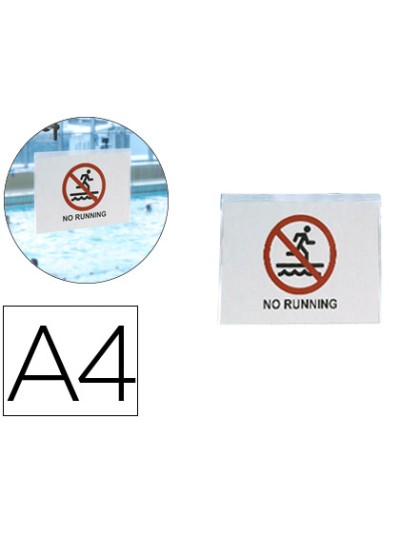 Funda autoadhesiva 3l office resistente al agua din a4 pack de 10 unidades
