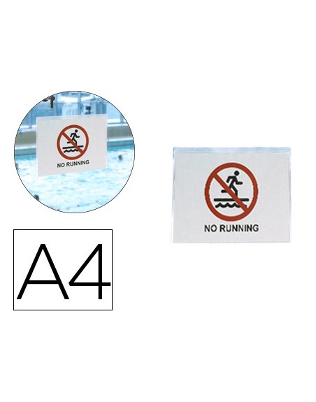 Funda autoadhesiva 3l office resistente al agua din a4 pack de 10 unidades
