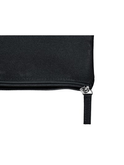 Estuche portatodo liderpapel plano ancho una cremallera 200x100 mm negro