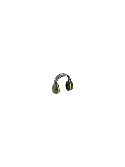 Casco antiruido deltaplus con orejeras ajustable en altura norma snr 30 db color gris-negro