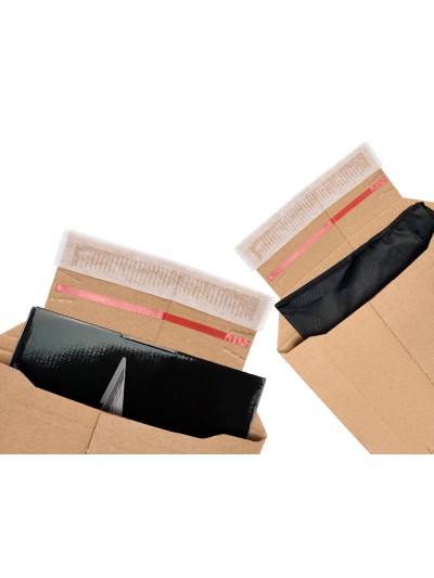 Sobre para envios q-connect carton 100% reciclado y reciclable cierre autoadhesivo314x252x72 mm color kraft