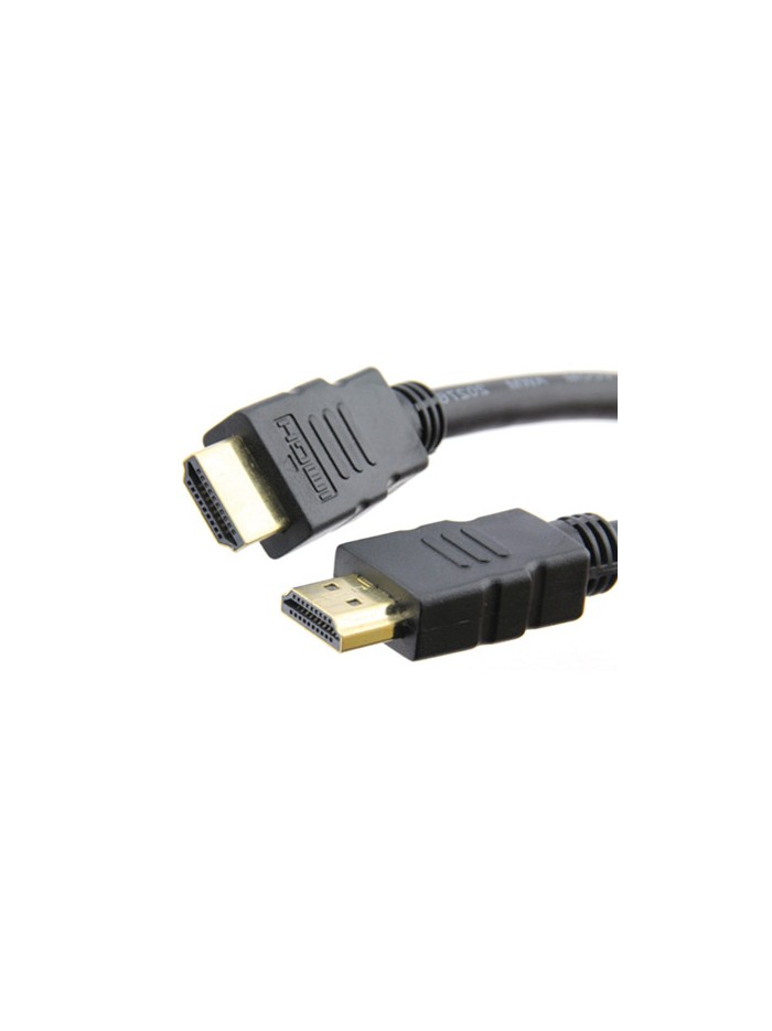 Cable hdmi mediarange 1,4 pines alta velocidad longitud 1,5 mt color negro Cable hdmi mediarange 1,4 pines alta velocidad longitud 1,5 mt color negro