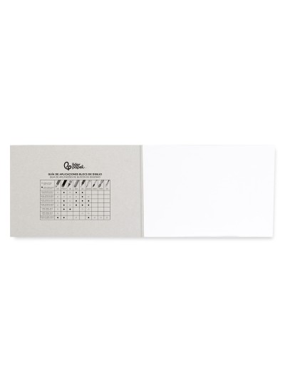 Bloc dibujo liderpapel artistico encolado 230x325mm 20 hojas 180 g/m2 sin recuadro