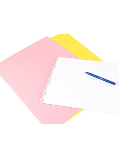 Bloc dibujo liderpapel artistico espiral 460x325mm 20 hojas 180gr/m2 sin recuadro perforado