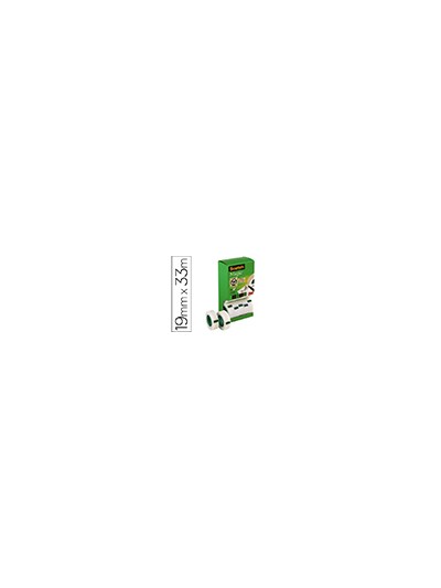 Cinta adhesiva scotch magic invisible 33 mt x 19 mm pack de 14 unidades