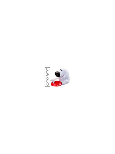 Portarrollo sobremesa scotch doggy 8,9 mt x 19 mm incluye rollo de cinta adhesiva magic