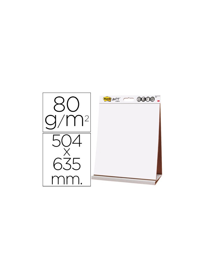 Bloc congreso post-it liso reciclado 504x635 mm 20 hojas 80g/m2 Bloc congreso post-it liso reciclado 504x635 mm 20 hojas 80g/m2