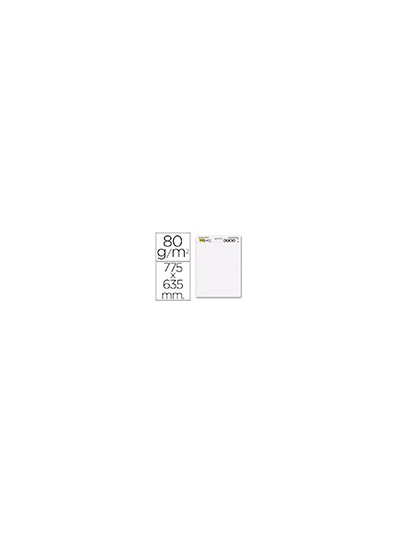 Bloc congreso post-it liso 775x635 mm 30 hojas 80g/m2 pack 2+1 gratis