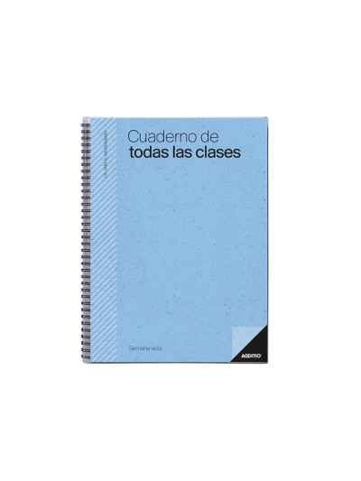 Cuaderno de todas las clases sv additio plan mensual del curso evaluacion continua y programacion semanal 22,5x31cm