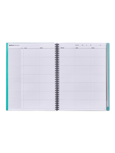 Cuaderno de todas las clases sv additio plan mensual del curso evaluacion continua y programacion semanal 22,5x31cm