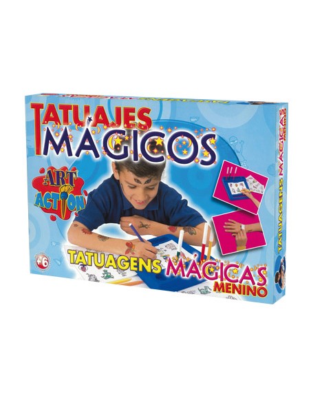 Juego de mesa falomir tatuajes magicos infantil