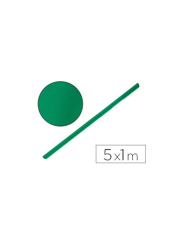 Papel kraft liderpapel verde musgo rollo 5x1 mt Papel kraft liderpapel verde musgo rollo 5x1 mt