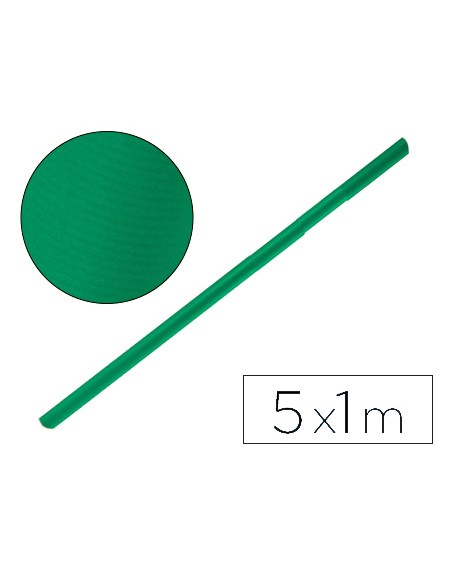 Papel kraft liderpapel verde musgo rollo 5x1 mt
