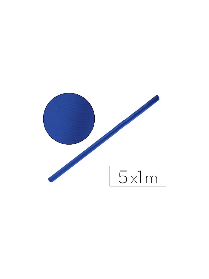 Papel kraft liderpapel azul azurita rollo 5x1 mt Papel kraft liderpapel azul azurita rollo 5x1 mt