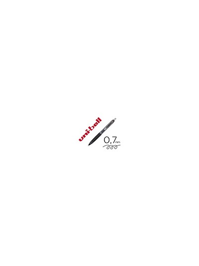 Boligrafo uni-ball signo 207e retractil 0,7 mm color negro