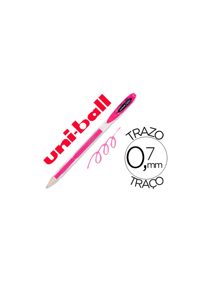 Boligrafo uni-ball roller um-120 signo 0,7 mm tinta gel color rosa Boligrafo uni-ball roller um-120 signo 0,7 mm tinta gel color rosa