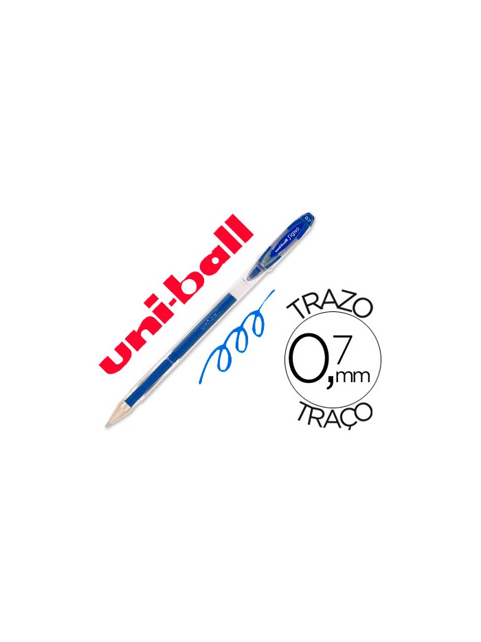 Boligrafo uni-ball roller um-120 signo 0,7 mm tinta gel color azul Boligrafo uni-ball roller um-120 signo 0,7 mm tinta gel color azul