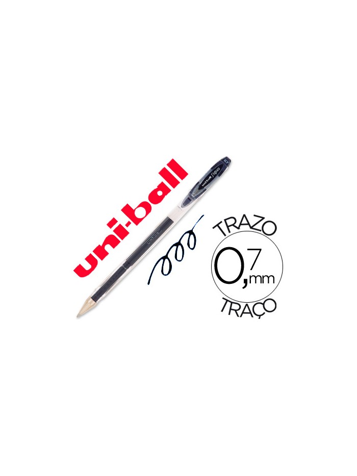 Boligrafo uni-ball roller um-120 signo 0,7 mm tinta gel color negro Boligrafo uni-ball roller um-120 signo 0,7 mm tinta gel color negro