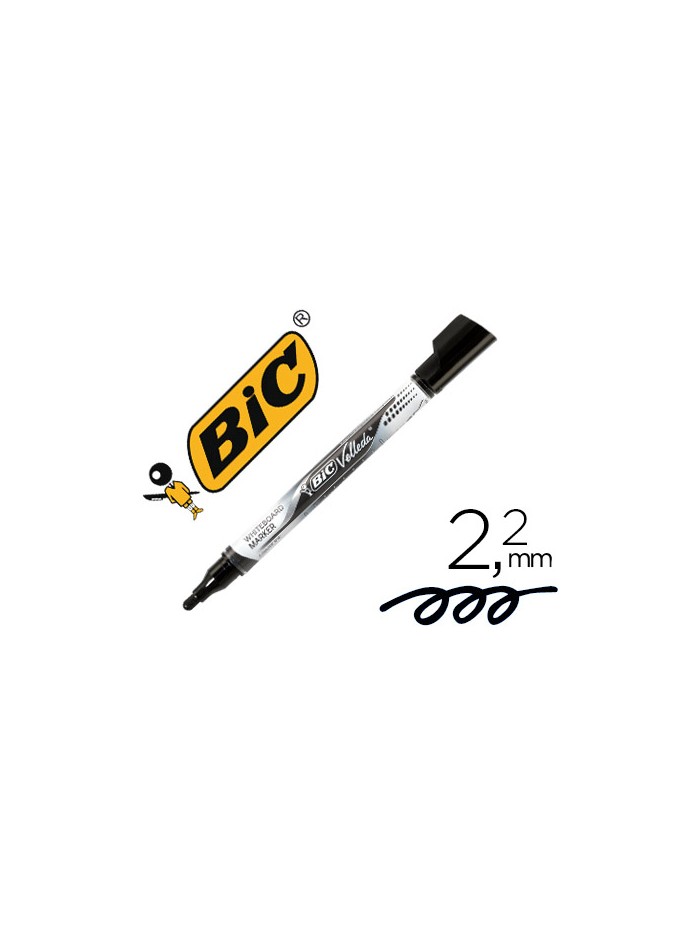 Rotulador bic velleda liquid pocket punta redonda 2,2 mm negro Rotulador bic velleda liquid pocket punta redonda 2,2 mm negro