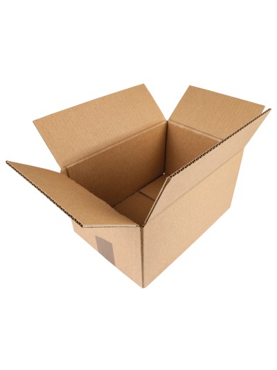 Caja para embalar q-connect americana carton reciclado canal simple 5 mm color kraft 600x400x290 mm