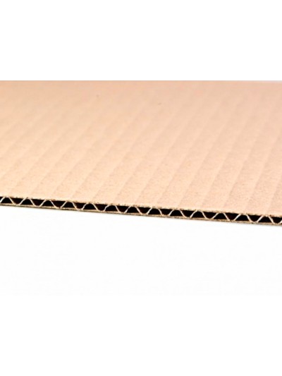 Caja para embalar q-connect americana carton reciclado canal simple 5 mm color kraft 600x400x290 mm