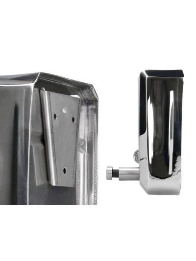 Dispensador manual q-connect de jabon 800 ml acero inoxidable 115x56x179mm