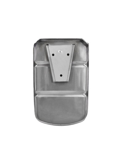 Dispensador manual q-connect de jabon 800 ml acero inoxidable 115x56x179mm