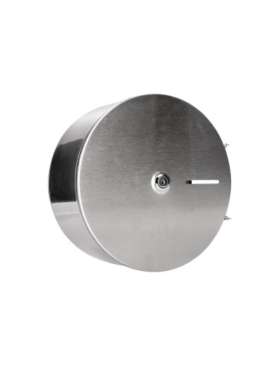 Dispensador q-connect de papel higienico jumbo acero inoxidable 115x254x265 mm