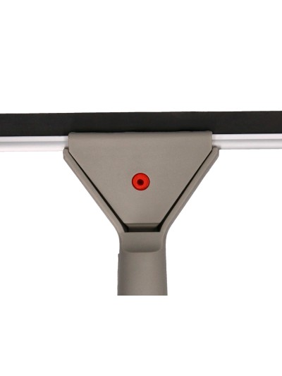 Limpiaventanas q-connect industrial mango de acero y hoja limpiadora de plastico de 40 cm de ancho
