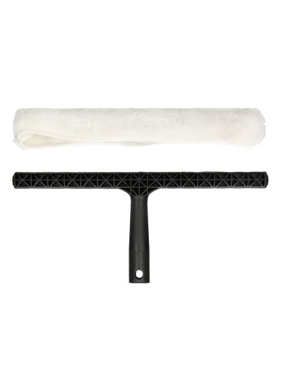 Limpiaventanas q-connect industrial mango de plastico y hoja limpiadora de 40 cm de ancho