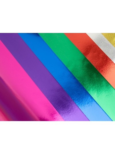Bloc trabajos manuales liderpapel papel metalizado 240x315mm 10 hojas colores surtidos