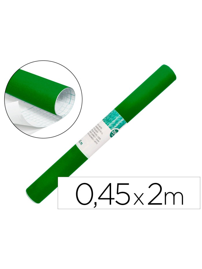 Rollo adhesivo liderpapel especial ante verde rollo de 0,45 x 2 mt Rollo adhesivo liderpapel especial ante verde rollo de 0,45 x 2 mt