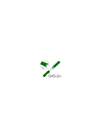 Rollo adhesivo liderpapel especial ante verde rollo de 0,45 x 2 mt