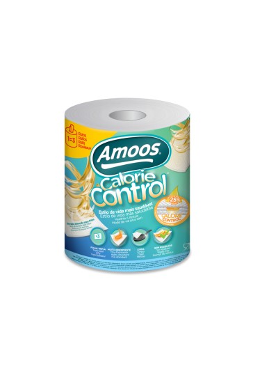 Papel de cocina amoos calorie control 3 capas 58g/m2 109 servicios rollo