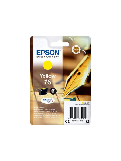 Ink-jet epson 16 wf2010w wf2510wf wf2520nf wf2530wf wf2540wf amarillo 175 pag