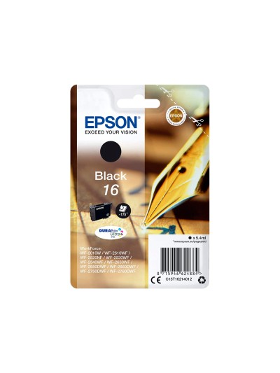 Ink-jet epson 16 wf2010w wf2510wf wf2520nf wf2530wf wf2540wf negro 175 pag