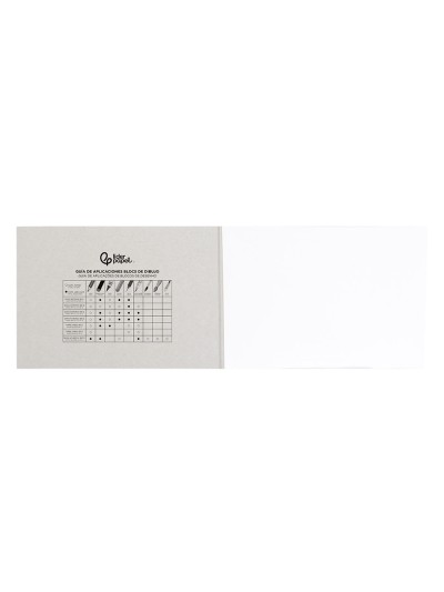 Bloc dibujo liderpapel artistico encolado 297x420 mm 30 hojas 120g/m2 sin recuadro