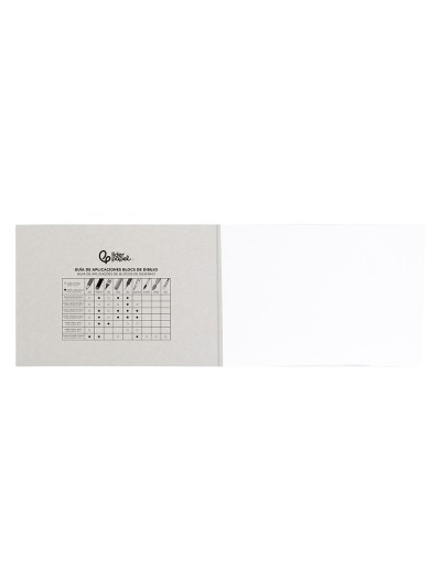 Bloc dibujo liderpapel artistico encolado 210x297 mm 30 hojas 120g/m2 sin recuadro