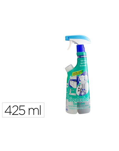 Limpiador multiusos concentralia pro bioalcohol uso cocinas y sanitarios botella de 425 ml