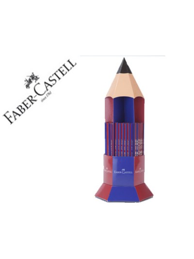 Lapices de grafito faber ecolapiz janus 2160 bicolor expositor 120 unidades