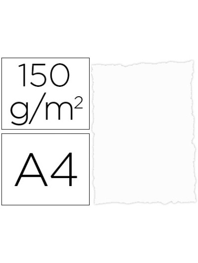 Papel pergamino din a4 troquelado 150 gr color parchment blanco paquete de 25 hojas