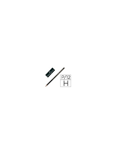Lapices de grafito faber 9000 h unidad