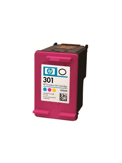 Ink jet hp 301 pack con tinta negra y tinta tricolor 1000/1001 3000/ 3050/3050se/3050ve 1050a/2050a/2054a/3050a